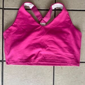 Coolibar Vibrant Pink Sports Bra